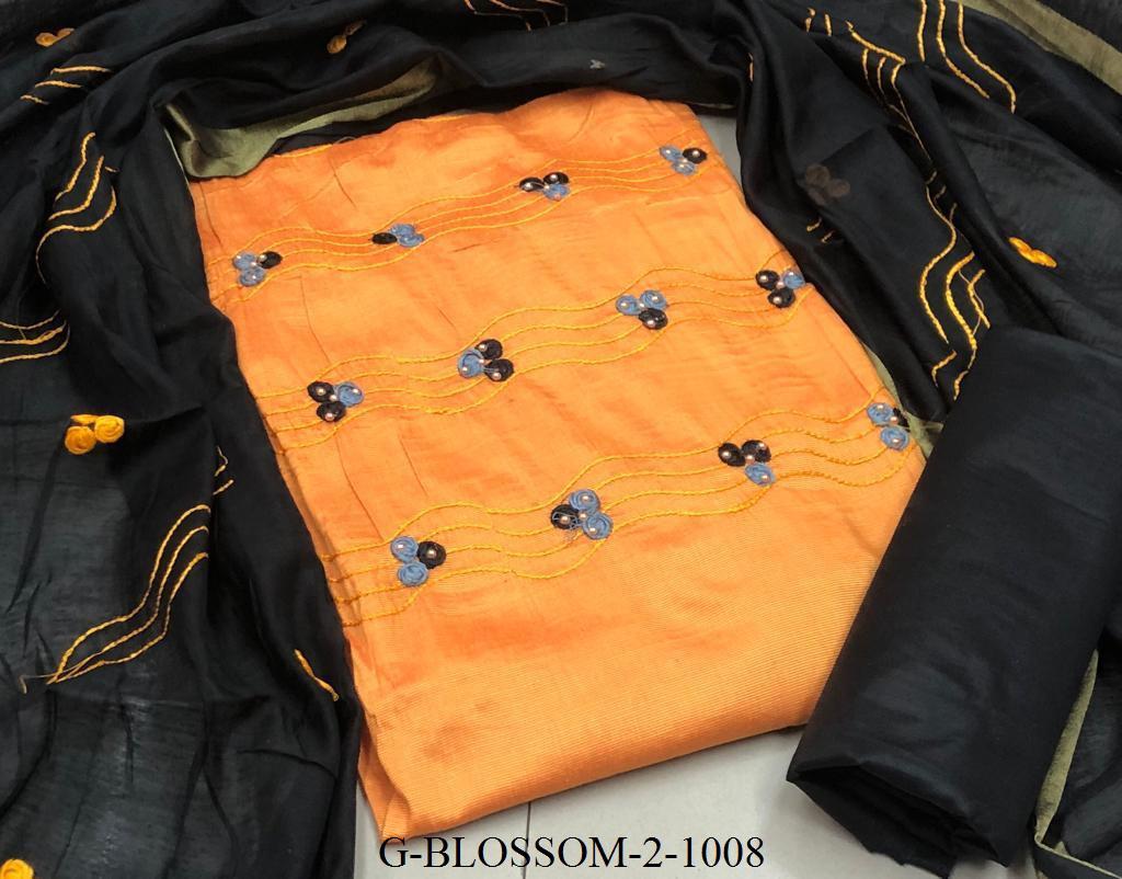 Gng Blossom 2 Festive Wear cotton Designer Dress Material Collection
